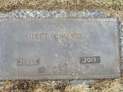 Mary Beatrice “Betty” <I>O'Rourke</I> Bell 