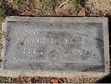 Annie E. <I>Hughey</I> Adams 