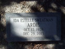 Ida Estelle <I>Sweatman</I> Ardis 