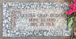 Letitia <I>Gray</I> Ogden 