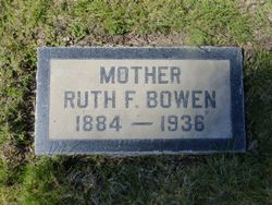 Ruth F. <I>Buchanan</I> Bowen 