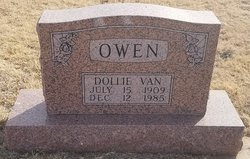 Dollie Van Blanche <I>Dunn</I> Owen 
