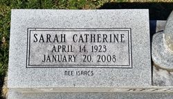 Sarah Catherine <I>Isaacs</I> Beedle 