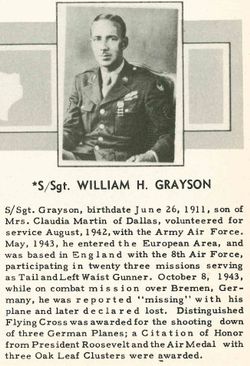 SSGT William Hayden Grayson 