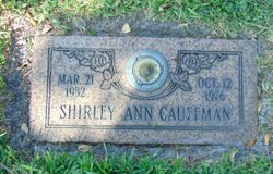 Shirley Ann <I>Cornwell</I> Cauffman 