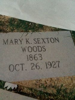 Mary Katherine <I>Sexton</I> Woods 