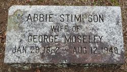 Abbie <I>Stimpson</I> Moseley 