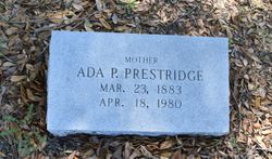 Ada Elva <I>Peel</I> Prestridge 
