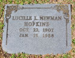 Lucille Lillian <I>Newman</I> Hopkins 