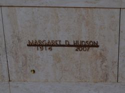 Mrs Margaret D. Hudson 