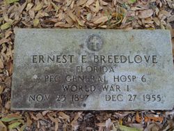 PFC Ernest Eugene Breedlove 