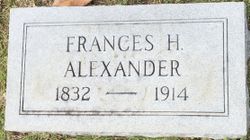 Mariah Frances “Fannie” <I>Hibbard</I> Alexander 
