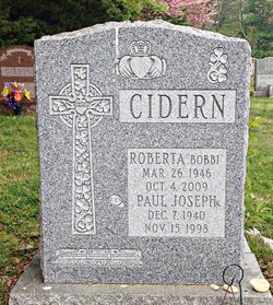 Roberta “Bobbi” <I>Meehan</I> Cidern 
