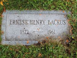 Ernest Henry Backus 