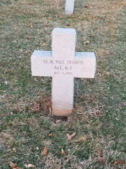 Sr Paul Francis Bax 