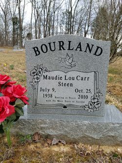 Maudie Lou <I>Carr</I> Bourland 