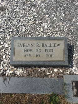 Evelyn <I>Register</I> Balliew 