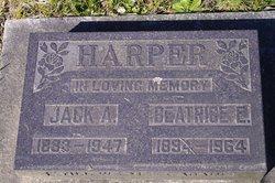 Beatrice Elizabeth <I>Parker</I> Harper 