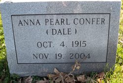 Anna Pearl <I>Dale</I> Confer 