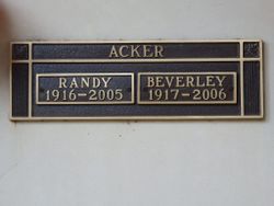 Beverley Alice <I>Ecker</I> Acker 