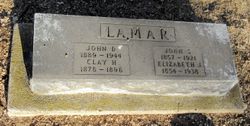 Elizabeth Jane <I>McClaine</I> Lamar 
