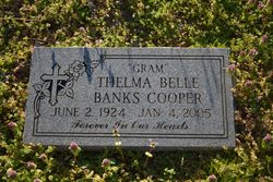 Thelma Belle “Gram” <I>Banks</I> Cooper 