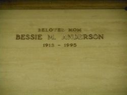Bessie M <I>Isaacs</I> Anderson 