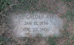 Jane <I>Calder</I> Avery 