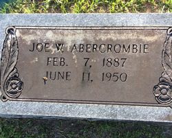 Joe W Abercrombie 
