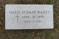 Marie Anna <I>Schaaf</I> Dacey 