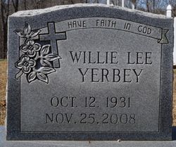 Willie Lee Yerbey 