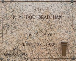 Kenneth Woody “Doc” Bradshaw 