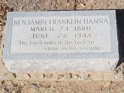 Benjamin Franklin Hanna 
