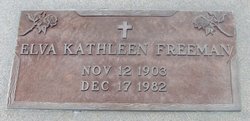 Elva Kathleen <I>Bollinger</I> Freeman 