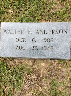 Walter B Anderson 