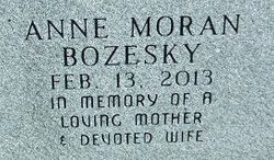 Anne <I>Moran</I> Bozesky 