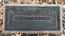 Ruth <I>Perrine</I> Bailey 