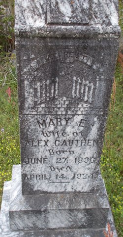 Mary E <I>Croxton</I> Cauthen 