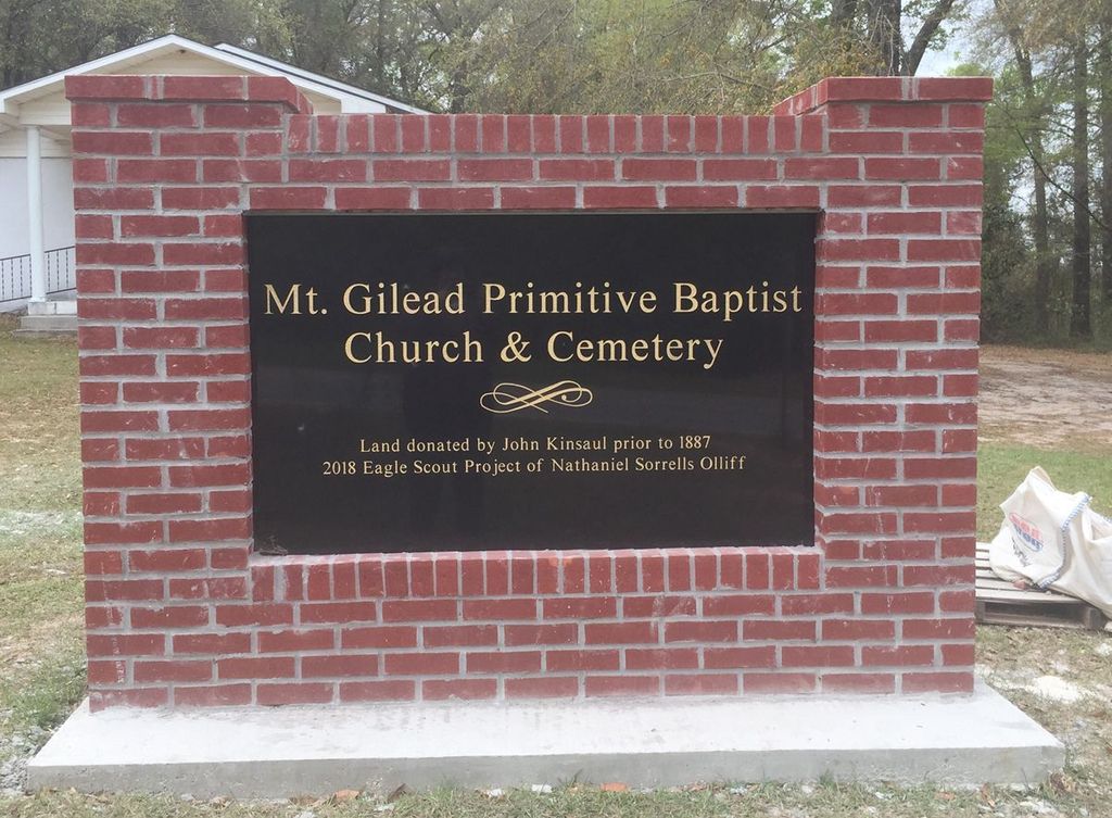 Mount Gilead Primitive Baptist Church Cemetery