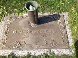 Opal Lou <I>Brewer</I> Blair 