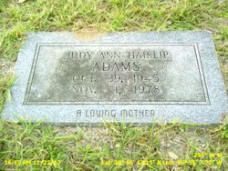 Judy Ann <I>Haislip</I> Adams 