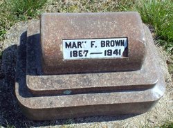 Mary Frances <I>Burkhart</I> Brown 