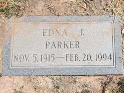 Edna Juanita <I>Behimer</I> Parker 