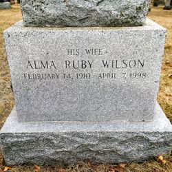 Alma Ruby Wixon 