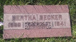 Bertha <I>Mueller</I> Becker 