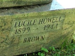 Lucille <I>Howell</I> Brown 