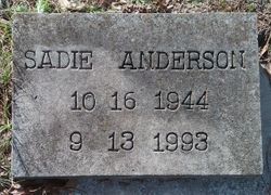 Sadie <I>Lowe</I> Anderson 