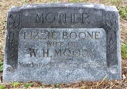 Lizzie <I>Boone</I> Moody 