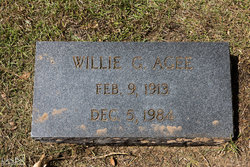 Willie G. Agee 