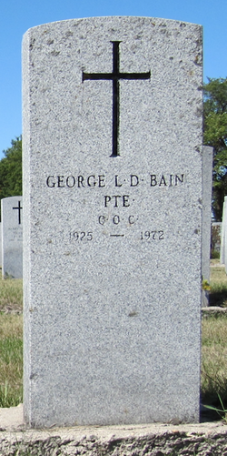 PTE George Leonard Donald Bain 
